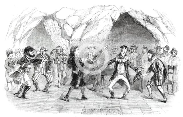 Last scene of "The Enchanted Isle" at Drury Lane Theatre, 1860. Creator: Unknown.