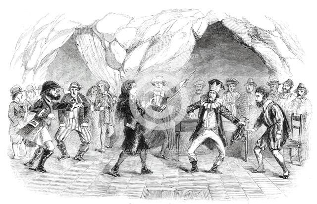 Last scene of "The Enchanted Isle" at Drury Lane Theatre, 1860. Creator: Unknown.