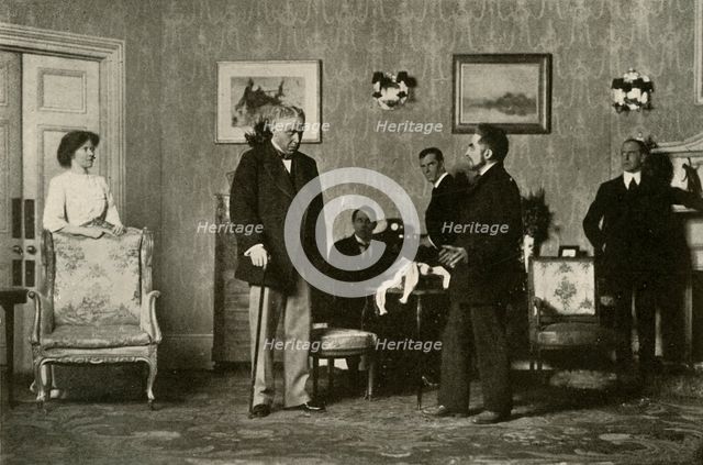 'Last Scene of "Strife".', 1909, (1928).  Creator: Unknown.