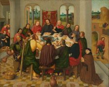 Last Supper, c.1485-c.1500. Creator: Master of the Amsterdam Death of the Virgin
