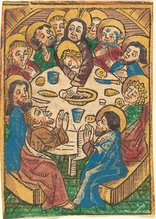 Last Supper, c. 1490. Creator: Unknown