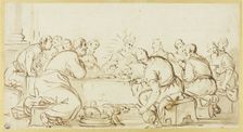Last Supper, c.1685. Creator: Luca Giordano