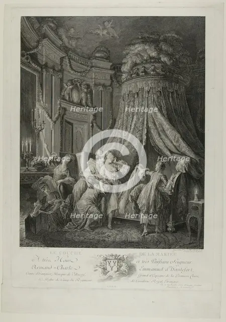 Le Coucher de la Mariee, n.d. Creator: Jean-Michel Moreau.