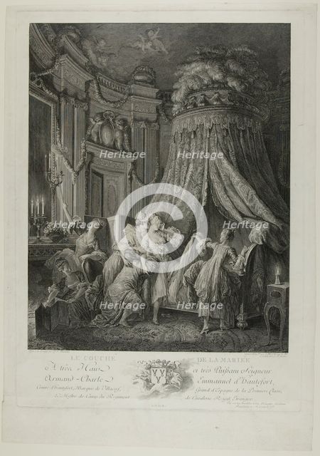 Le Coucher de la Mariee, n.d. Creator: Jean-Michel Moreau.