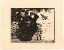 Le Coup de Vent, 1894. Creator: Vallotton, Felix Edouard (1865-1925)