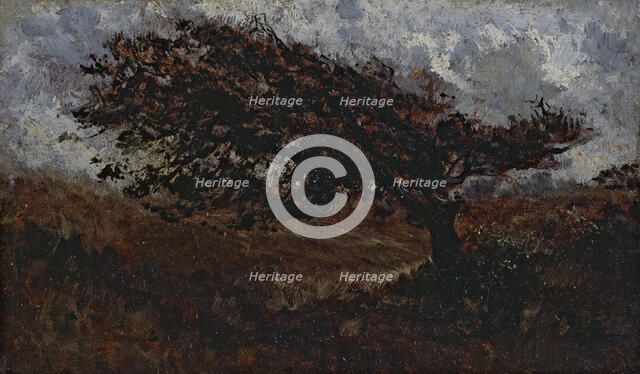 Le coup de vent, between 1850 and 1860. Creator: Felix Francois Georges Philibert Ziem.