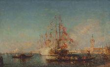 Le coup de canon, between 1880 and 1885. Creator: Felix Francois Georges Philibert Ziem