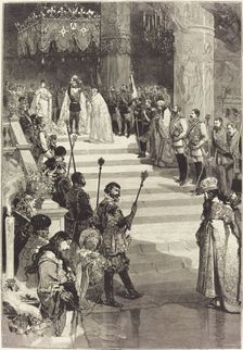 Le Couronnement de l'Empereur Alexandre III de Russie (27 Mai), 1883. Creator: Auguste Lepere