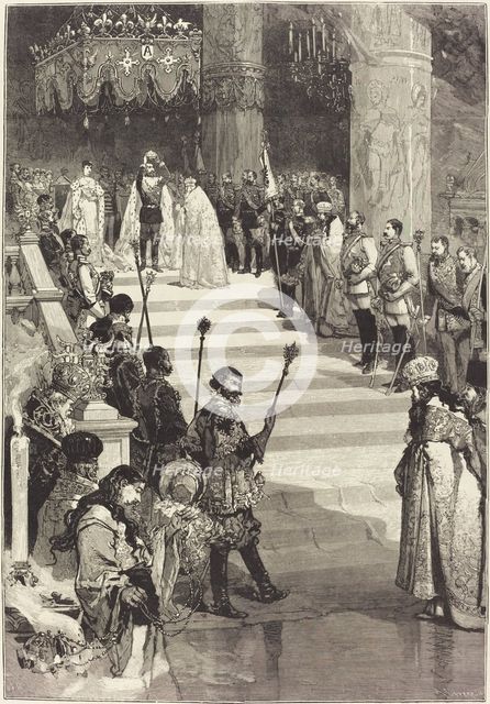 Le Couronnement de l'Empereur Alexandre III de Russie (27 Mai), 1883. Creator: Auguste Lepere.