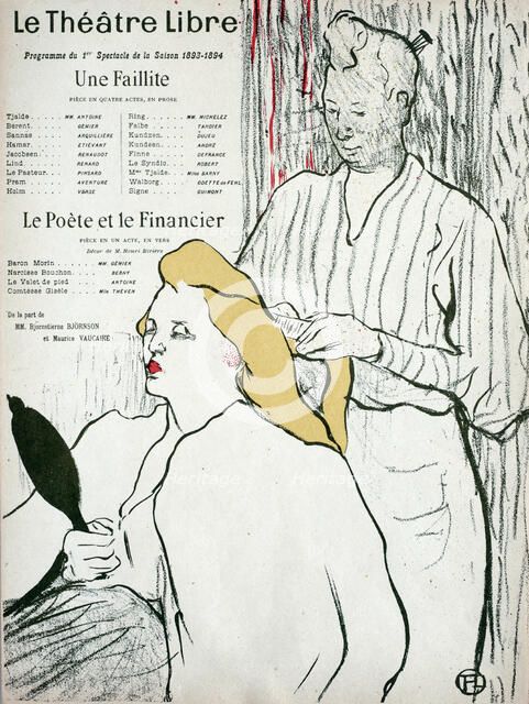 Le coiffeur, 1893. Creator: Henri de Toulouse-Lautrec.