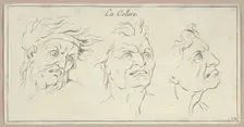 Le Colère (from Caractères des passions, gravés sur les desseins de l'illustre Monsie..., 1695-1720. Creator: Sébastien Le Clerc the Younger