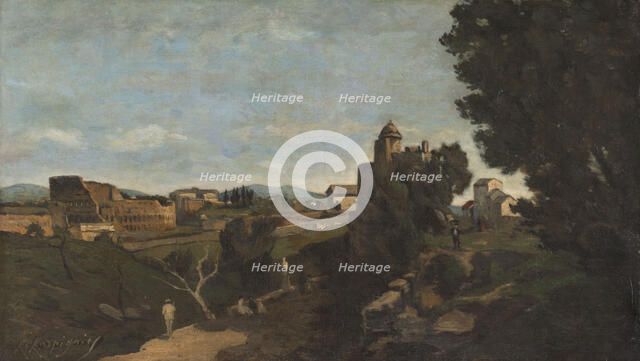 Le Colisée à Rome, c.1878. Creator: Henri-Joseph Harpignies.