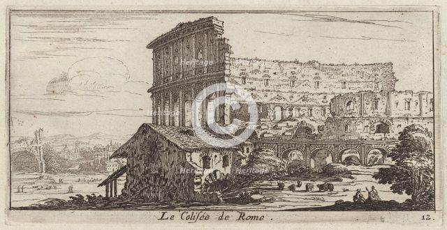 Le Colisée de Rome, 1640-1660. Creator: Israel Silvestre.