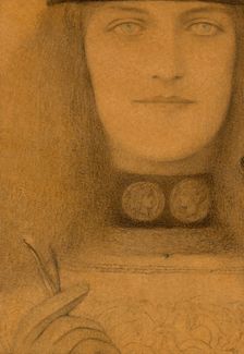 Le collier de médailles, 1899. Creator: Khnopff, Fernand (1858-1921)