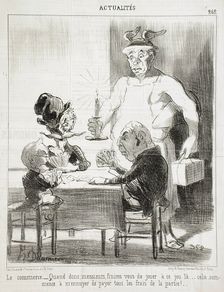 Le Commerce...Quand donc..., 1851. Creator: Honore Daumier