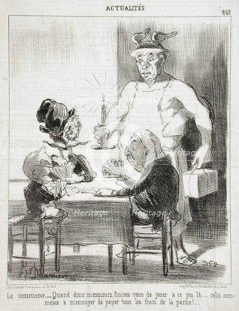 Le Commerce...Quand donc..., 1851. Creator: Honore Daumier.