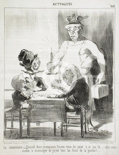 Le Commerce...Quand donc..., 1851. Creator: Honore Daumier.
