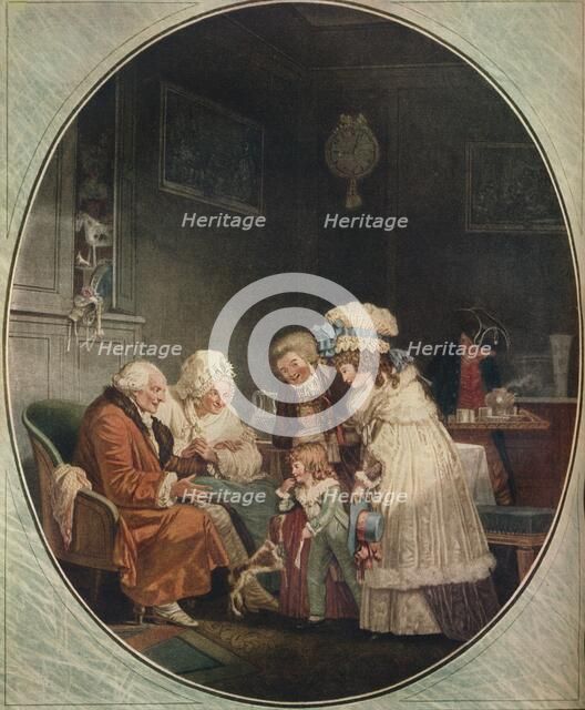 Le Compliment ou La Matinee Du Jour De L'an, 1887, (1916). Artist: Philibert Louis Debucourt