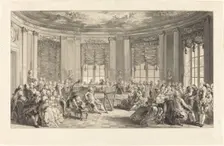 Le concert, 1774. Creator: Antoine Jean Duclos