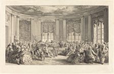 Le concert, 1774. Creator: Antoine Jean Duclos