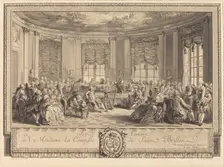 Le concert, 1774. Creator: Antoine Jean Duclos