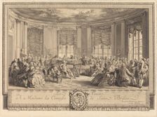 Le concert, 1774. Creator: Antoine Jean Duclos