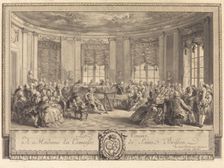 Le concert, 1774. Creator: Antoine Jean Duclos