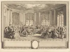 Le concert, 1774. Creator: Antoine Jean Duclos