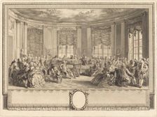 Le concert, 1774. Creator: Antoine Jean Duclos