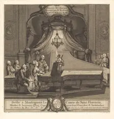 Le concert mecanique, 1769. Creators: Joseph de Longueil, Charles Eisen