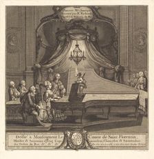 Le concert mecanique, 1769. Creators: Joseph de Longueil, Charles Eisen