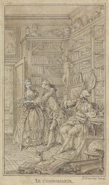 Le Connoisseur, 1765. Creator: Hubert Francois Gravelot