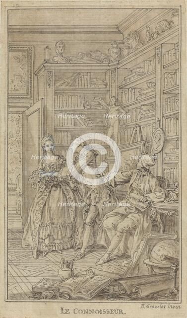 Le Connoisseur, 1765. Creator: Hubert Francois Gravelot.