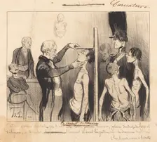Le Conseil de Révision, 1842. Creator: Honore Daumier