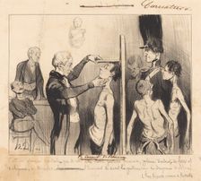 Le Conseil de Révision, 1842. Creator: Honore Daumier