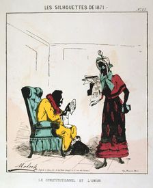 Le Constitutionnel et L'Union 1871. Artist: Moloch