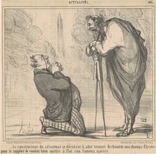 Le constructeur du Léviathan se décidant ..., 19th century. Creator: Honore Daumier