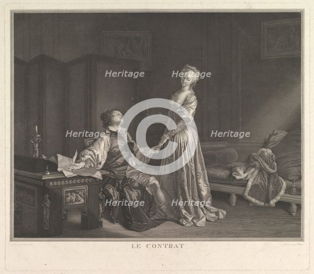 Le Contrat.n.d. Creator: Maurice Blot.