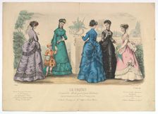 Le Coquet, No. 22, from Journal des Modes Spécial pour Couturières, July 1, 1869. Creator: Laure Noel
