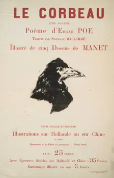 Le corbeau..., c1875. Creator: Stephane Mallarme