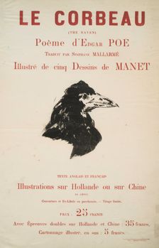 Le corbeau..., c1875. Creator: Stephane Mallarme