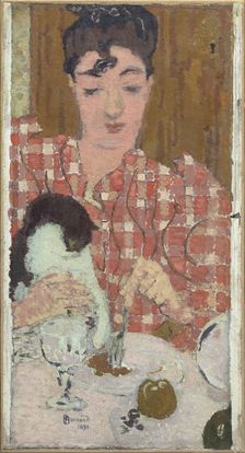 Le Corsage à carreaux (The Chequered Blouse), 1892. Creator: Bonnard, Pierre (1867-1947)