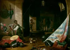 Le Corps de Garde, 1640. Creator: Abraham Teniers