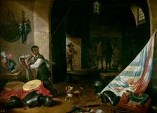 Le Corps de Garde, 1640. Creator: Abraham Teniers