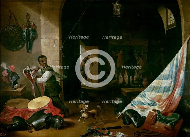 Le Corps de Garde, 1640. Creator: Abraham Teniers.