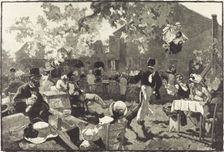 Le Cabaret du Coq de Bruyère au Bois de Meudon, 1888. Creator: Auguste Lepere