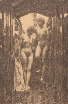 Le Cabine, 1917. Creator: Anders Leonard Zorn