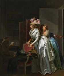 Le Cadeau délicat, 1787. Creator: Boilly; Louis-Léopold (1761-1845)
