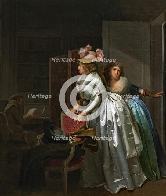 Le Cadeau délicat, 1787. Creator: Boilly; Louis-Léopold (1761-1845).