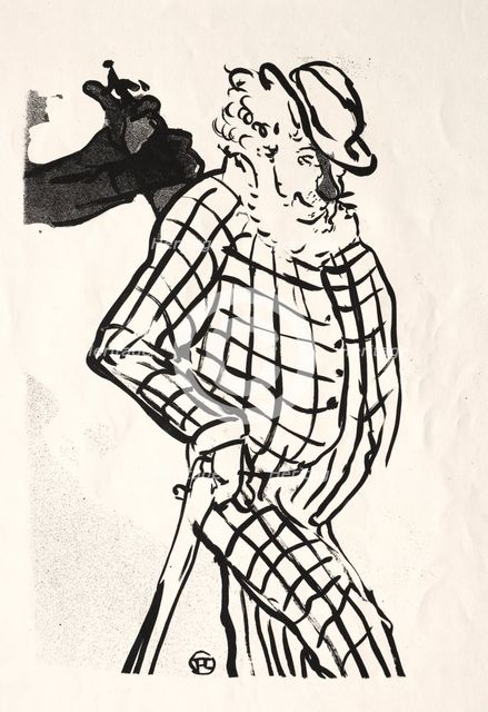 Le Café-concert: Chanteur Americain, 1893. Creator: Henri de Toulouse-Lautrec (French, 1864-1901).
